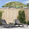 vidaXL - Strandparasol - met - Aluminium - Paal - Camouflage - 300 - cm