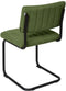 Feel Furniture - Luxe stoel - Ribbon - Groen - 2 stuks