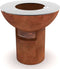 Artola FiQ Barbecue Extra Groot - Inclusief Onderstel Extra Groot - Cor-Ten Staal/Carbon Staal/RVS - Roest