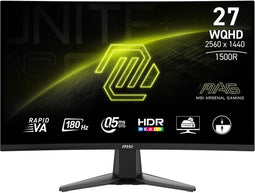 MSI MAG 27CQ6F - Gamingmonitor - 27" WQHD 180 Hz 0,5 ms - Zwart