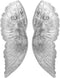 vidaXL - Kleine - Vleugels - Beeld - Zilver - 17x5x59 - cm - Aluminium
