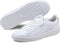 PUMA Vikky v2 Sig-Iri - Dames Sneakers - Imitatieleer - Puma White-Puma Silver - Maat 39