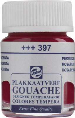 Talens plakkaatverf Extra Fijn flacon van 16 ml, permanentroze (magenta)