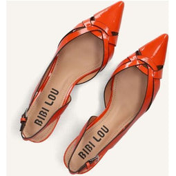 Bibi Lou Pumps - Slingbacks - Blokhak 5 cm - Oranje - Maat 40