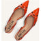 Bibi Lou Pumps - Slingbacks - Blokhak 5 cm - Oranje - Maat 40