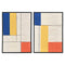 Schilderij Home ESPRIT Modern Stads 50 x 2,5 x 70 cm (2 Stuks)