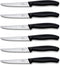 Victorinox Steakmes - 6 stuks - zwart