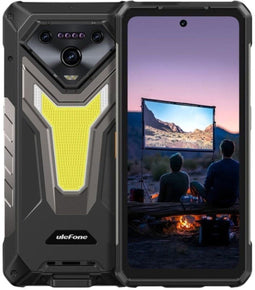 Ulefone Armor 34 Pro - Robuuste Smartphone met Projector - 6.95'' FHD+ 120Hz 25500mAh 66W Snelladen 32GB RAM 512GB 50MP + 64MP Nachtzicht - Zwart