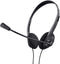 Trust 21665 - Stereo headset - Lichtgewicht met flexibele microfoon - Zwart