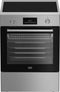 Beko FBMA6930GX - Vrijstaand inductiefornuis - 4 kookzones - RVS