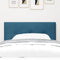 vidaXL - Hoofdbord - met - knopen - - - Donkerblauw - - - 100 - cm - - - Velvet