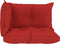 vidaXL - Palletkussens - 3 - st - stof - rood
