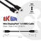 Club3D CAC-1164 - Mini DisplayPort Aansluitkabel 1.4 HBR3 2.00 m - Ultra HD Zwart