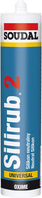 Silirub 2 Neutrale Silicone 300ml - Cementgrijs