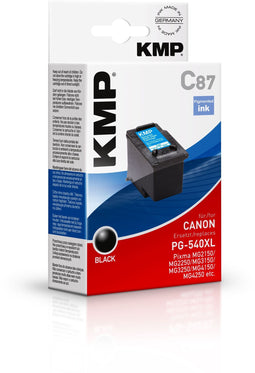 KMP C87 - Zwarte inkt - Inkt op pigmentbasis - Zwart