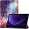 imoshion Tablet Hoes - Geschikt voor Samsung Galaxy Tab S9 11.0 inch FE / Galaxy Tab S10 FE / Galaxy Tab S9 11.0 inch - Design Trifold Bookcase - Space
