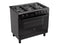 ETNA FG190ZWA - Gasfornuis 90 cm - 5 branders inclusief wokbrander - Zwart