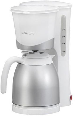 Clatronic KA 3327 - Filterkoffiezetapparaat - 10 kopjes - Zilver/Wit