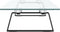 vidaXL - Monitorstandaard - 80x20x8 - cm - gehard - glas - en - metaal - zwart