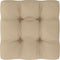 vidaXL - Palletkussens - 2 - st - stof - beige