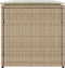 vidaXL - Kussenbox - Beige - 50x50x50 - cm - Poly - Rattan