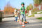 Kettler Zazzy - Kinderstep kickboard - Aluminium frame 3 wielen - Oranje & Zwart