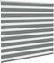 vidaXL - Zebra - rolgordijn - 155x150 - cm - stofbreedte - 150,9 - cm - donkergrijs
