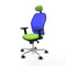 Piqueras y Crespo 2D086N1 - Bureaustoel - Verstelbare hoogte met armleuning - Pistache
