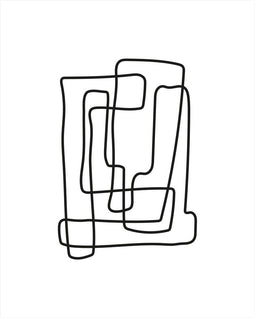 WOOOD Exclusive Lines Poster - Papier - 45,5x65,5