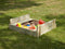 TP Play - Zandbak met deksel - 100 x 90 x 27 cm - Houtkleurig