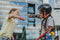 Nijdam Blue Streak - Skatehelm - Verstelbaar - Blauw/Grijs - Maat L