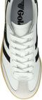 Gola Viper - Leren sportschoenen - Dempende binnenzool - Wit/zwart/gom