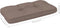 vidaXL - Palletkussen - 80x40x12 - cm - stof - taupe