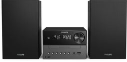 Philips TAM3505/12 - Micro-Stereo-System - 18W RMS - Bluetooth - Zwart-grijs