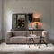 Riviera Maison Bricklane Coffee Table Dia 70 Black - Glas, IJzer - Zwart - 70.0x70.0x40.0 cm