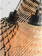 GOOD&MOJO Hanglamp Kalimantan - Bamboe/Zwart - 44x44x36cm - 3L - Scandinavisch,Bohemian - Hanglampen Eetkamer, Slaapkamer, Woonkamer