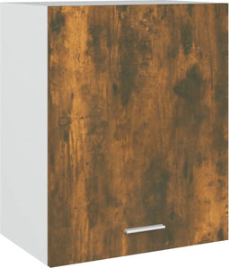 vidaXL - Hangkast - Lyon - 50x31x60 - cm - bewerkt - hout - gerookt - eikenkleurig