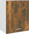 vidaXL - Hangkast - Lyon - 50x31x60 - cm - bewerkt - hout - gerookt - eikenkleurig