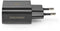 Nedis WCQC302ABK - USB-wandlader - Quick Charge 3.0 - Zwart