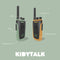 Kidywolf Kidytalk Walkie Talkie - Set van 2 - Robuust ontwerp - Multi