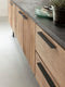 DTP Home TV stand Soho large, 4 doors, 2 drawers,60x230x40 cm, recycled teakwood and mortex