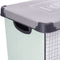 Opbergbak met Deksel Home Grijs Plastic (29 x 23,5 x 39 cm)