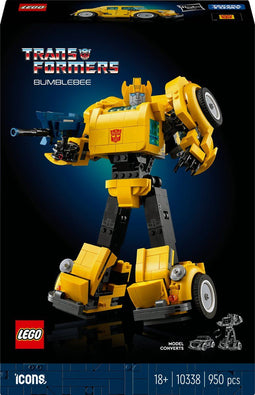 LEGO Icons - Transformers Bumblebee (10338) - Bouwset voor volwassenen - 950 onderdelen