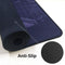 Professionele Wereldkaart Bureau Onderlegger - XXL Muismat - Anti-Slip - Zwart 70x30 cm