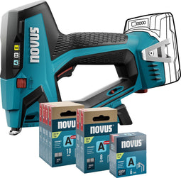 Novus Tools J-550 - Accunietpistool - Type A 53 H 37 6-14 mm - Zonder accu zonder lader
