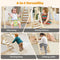 Coast 4-in-1 Montessori Klimrek - Indoor Speeltuin - Babyschommel Klimladder Klimhelling - Naturel - 185 x 120 x 115 cm