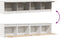 vidaXL - Wandkasten - 2 - st - 80x30x35 - cm - massief - grenenhout - wit
