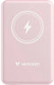Verbatim Charge 'n' Go - Powerbank 5000 mAh - Magnetisch Draadloos Opladen - Roze