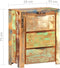 vidaXL - Dressoir - 59x33x75 - cm - massief - gerecycled - hout