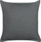 SUBULATA - Sierkussen set van 2 - Donkergrijs - 45 x 45 cm - Linnen